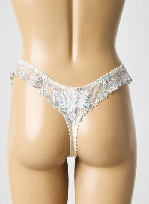 Tanga blanc MARIE JO femme