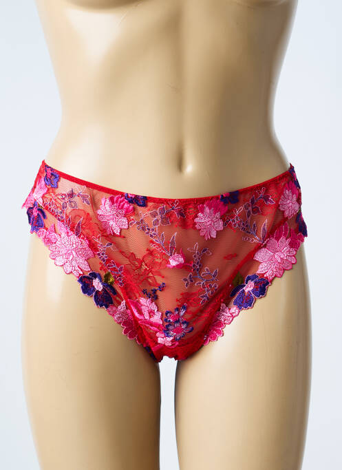 Tanga rouge MARIE JO femme