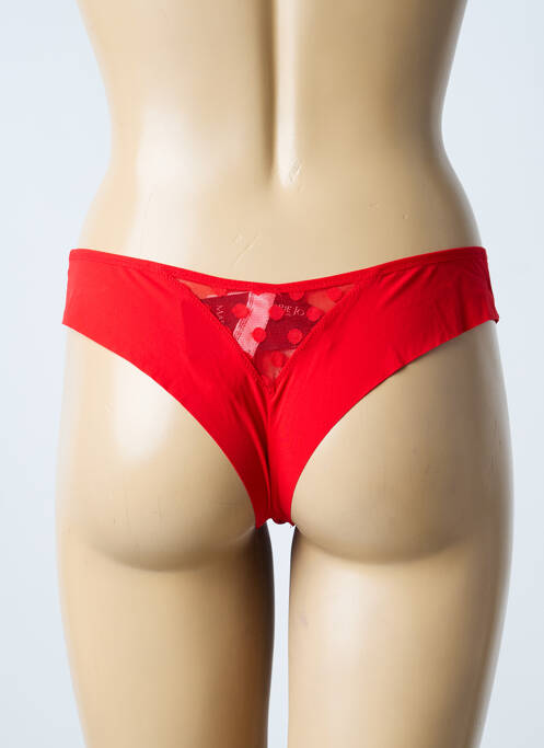 Tanga rouge MARIE JO femme