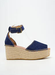 Sandales/nu pieds fermeture bride(s) talon de 7 à 9cm bleu clair L'ESPADRILLE DE NICOLE femme