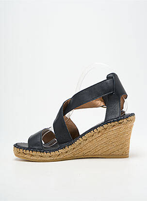 Sandales/nu pieds fermeture boucle(s) talon de 7 à 9cm noir L'ESPADRILLE DE NICOLE femme