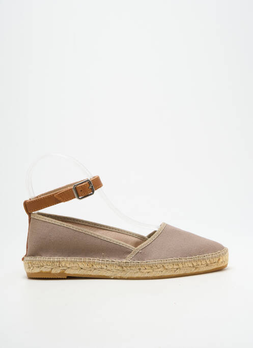 Espadrilles fermeture bride(s) talon plat jusqu'à 3cm gris NICOLE femme