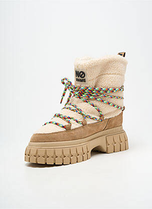 Bottines/boots talon bas talon de 4 à 6cm beige NO NAME femme