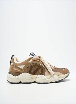 Baskets bout rond bout rond beige NO NAME homme