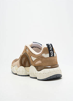 Baskets bout rond bout rond beige NO NAME homme