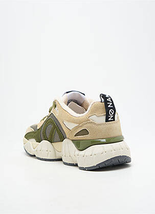 Baskets bout rond bout rond vert NO NAME homme