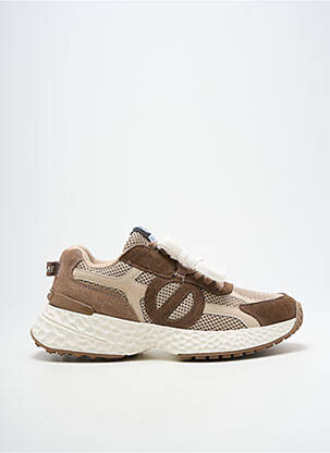 Baskets bout rond bout rond beige NO NAME homme