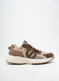 Baskets bout rond bout rond beige NO NAME homme