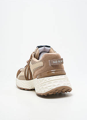 Baskets bout rond bout rond beige NO NAME homme