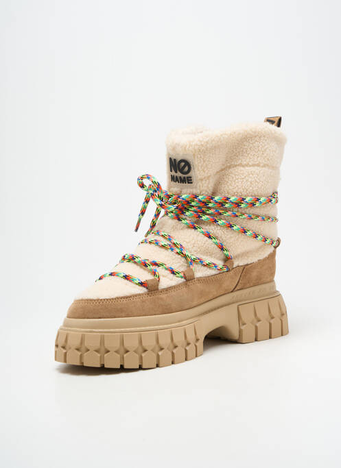 Bottines/boots talon bas talon de 4 à 6cm beige NO NAME femme
