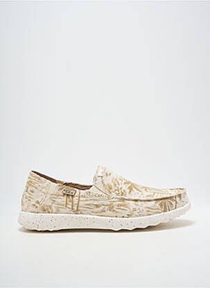 Mocassins bout rond bout rond beige KICK BACK homme