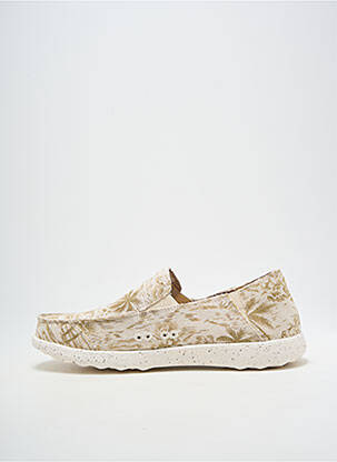 Mocassins bout rond bout rond beige KICK BACK homme