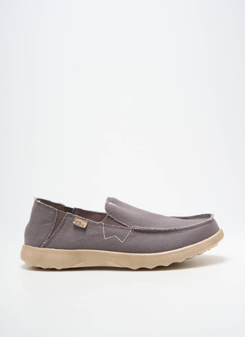 Mocassins bout rond bout rond gris KICK BACK homme