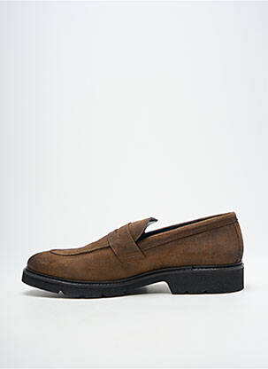 Mocassins bout rond talon bas marron BRETT & SONS homme