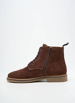 Bottines/boots nubuck talon bas marron SCHMOOVE homme