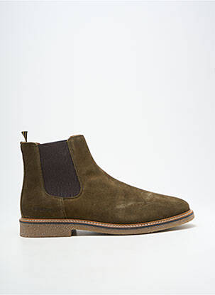 Bottines/boots nubuck talon bas vert SCHMOOVE homme