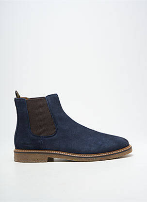 Bottines/boots nubuck talon bas bleu SCHMOOVE homme