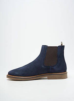 Bottines/boots nubuck talon bas bleu SCHMOOVE homme