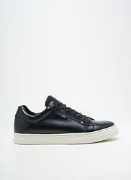 Baskets tissage satiné bout rond noir SCHMOOVE homme
