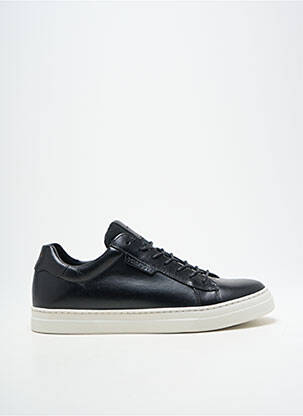 Baskets tissage satiné bout rond noir SCHMOOVE homme