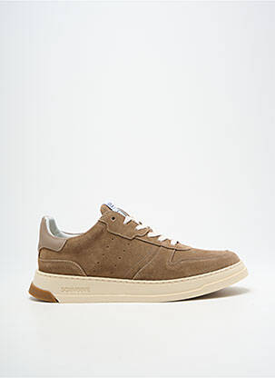 Baskets nubuck bout rond marron SCHMOOVE homme
