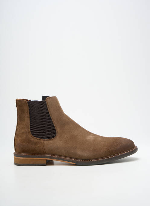 Bottines/boots nubuck talon bas marron SCHMOOVE homme