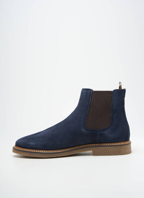 Bottines/boots nubuck talon bas bleu SCHMOOVE homme