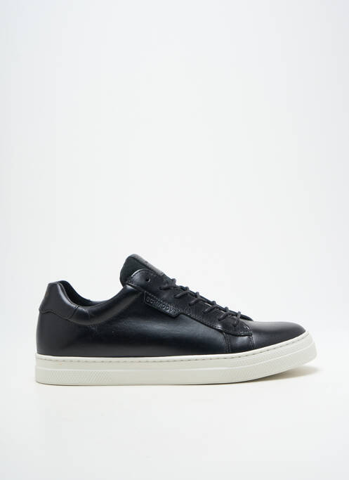 Baskets tissage satiné bout rond noir SCHMOOVE homme