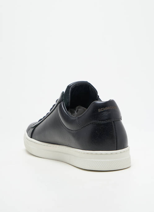 Baskets tissage satiné bout rond noir SCHMOOVE homme