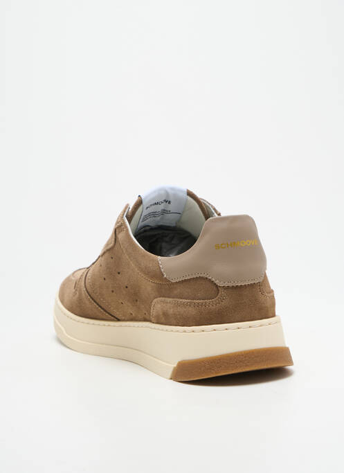 Baskets nubuck bout rond marron SCHMOOVE homme