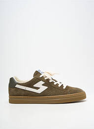 Baskets nubuck bout rond vert SCHMOOVE homme