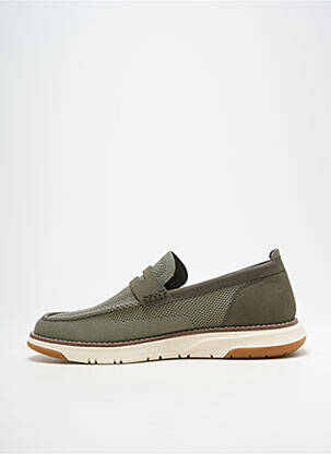 Mocassins bout rond bout rond vert SCHMOOVE homme