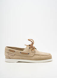 Chaussures bâteau bout rond bout rond beige SCHMOOVE homme