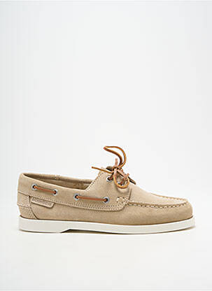 Chaussures bâteau bout rond bout rond beige SCHMOOVE homme