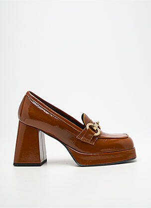 Mocassins talon bottier talon de 7 à 9cm marron SEMERDJIAN femme