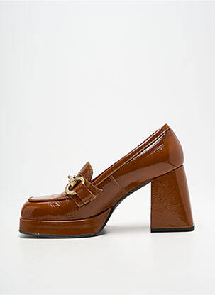 Mocassins talon bottier talon de 7 à 9cm marron SEMERDJIAN femme