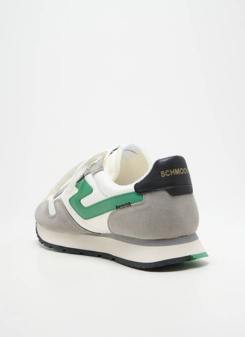 Baskets bout rond bout rond vert SCHMOOVE homme