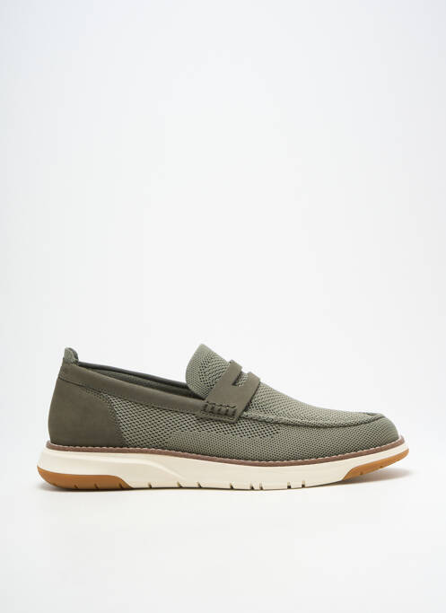 Mocassins bout rond bout rond vert SCHMOOVE homme