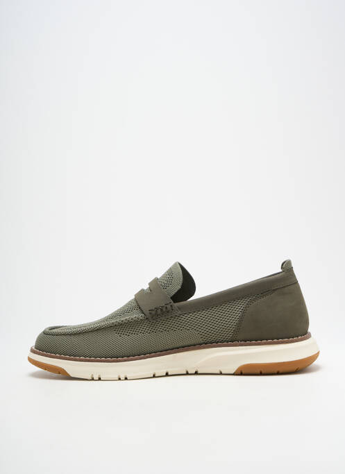 Mocassins bout rond bout rond vert SCHMOOVE homme