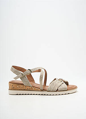 Sandales/nu pieds fermeture boucle(s) talon plat jusqu'à 3cm beige TAMARIS femme