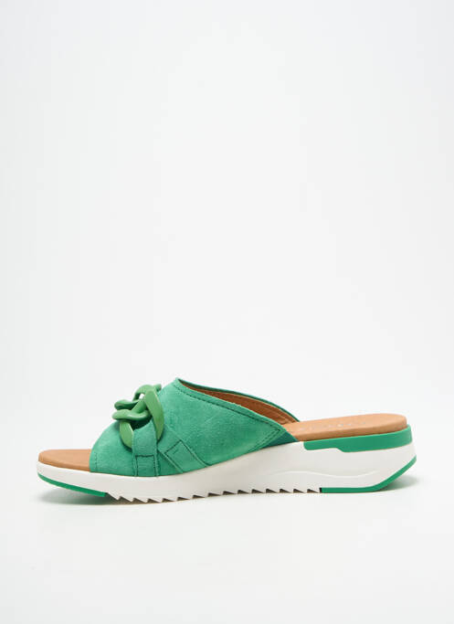 Mules/Sabots vert CAPRICE femme