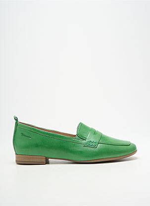 Mocassins voute plantaire talon plat jusqu'à 3cm vert TAMARIS femme