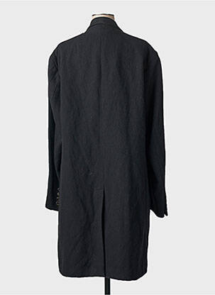 Manteau long coupe cintrée sans capuche noir GUESS femme