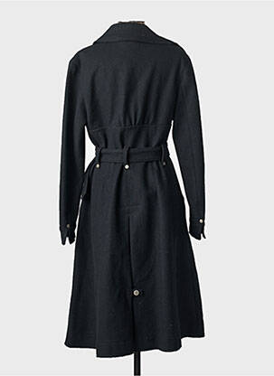 Manteau long coupe cintrée sans capuche noir FIRETRAP femme