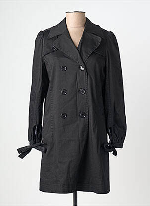 Trench finition intérieure doublée sans capuche noir PEOPLE'S MARKET femme