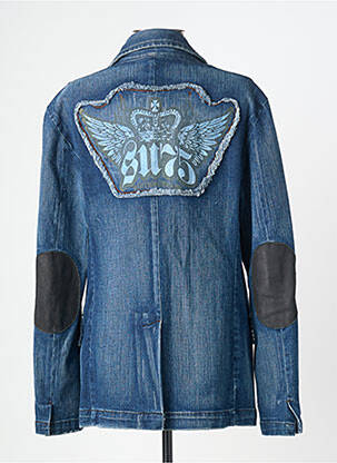 Veste casual coupe cintrée bleu SECTION URBAINE femme