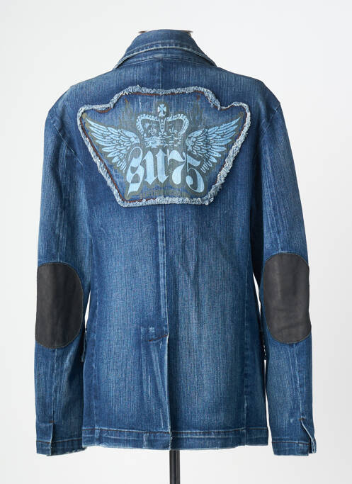 Veste casual coupe cintrée bleu SECTION URBAINE femme
