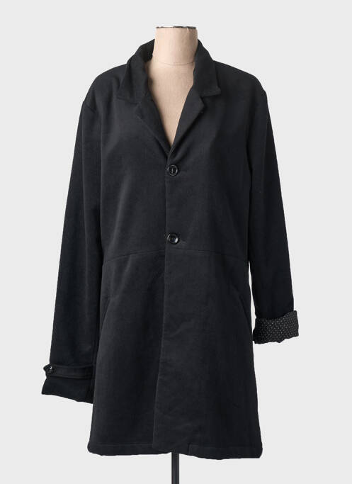 Manteau long noir PEOPLE'S MARKET femme