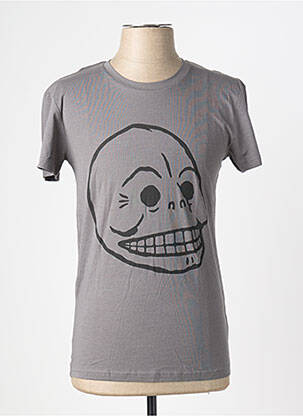 T-shirt coupe cintrée manches courtes gris CHEAP MONDAY homme