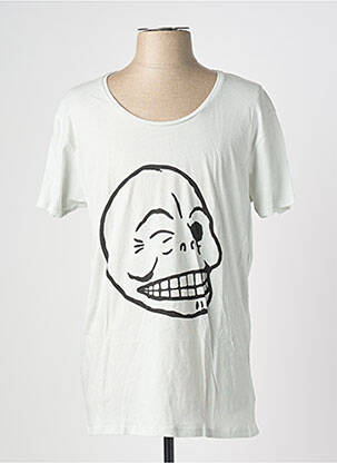 T-shirt coupe cintrée manches courtes gris clair CHEAP MONDAY homme